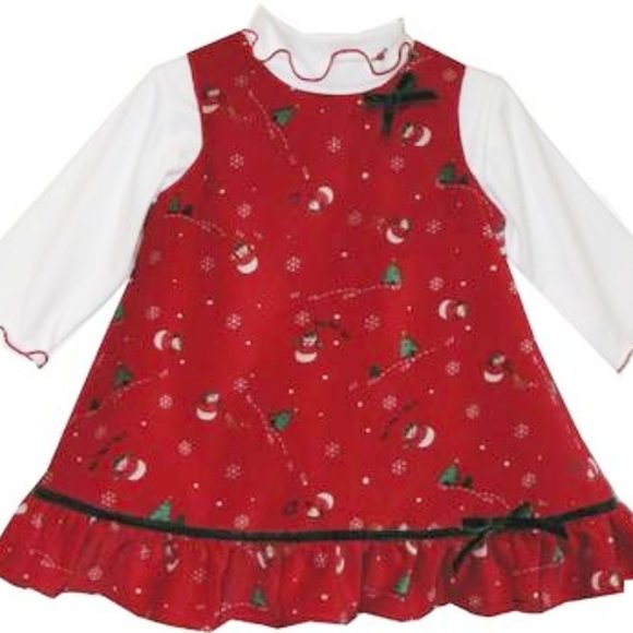 B.T. Kids Other - B.T. Kids - Baby Girl's  Red Velvet Holiday Jumper